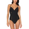 image:imageJessica Simpson On The Spot Side Tie Maillot OnePieceBlack