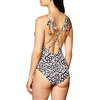 image:imageJessica Simpson On The Spot Side Tie Maillot OnePieceBlack Leopard Print