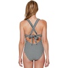 image:imageJessica Simpson On The Spot Side Tie Maillot OnePieceBlackWhite