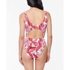 image:imageJessica Simpson On The Spot Side Tie Maillot OnePieceFuschia Print Palm