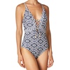 image:imageJessica Simpson On The Spot Side Tie Maillot OnePieceLace Up Dark Multi