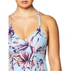 image:imageJessica Simpson On The Spot Side Tie Maillot OnePieceLilac Palm Print