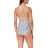 image:imageJessica Simpson On The Spot Side Tie Maillot OnePiecePlunge Dark Multi