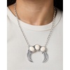 image:imageJessica Simpson Oxidized SilverTone Necklace for Women 1853