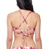 image:imageJessica Simpson Palmy Days XBack Triangle Bra TopFuschia Cropped Cami Top