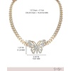 image:imageJessica Simpson Pave Crystal Butterfly Choker Necklace for Women 133