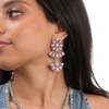 image:imageJessica Simpson Red Turquoise Marquise Bezel Dangle Earrings for Women