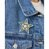 image:imageJessica Simpson Silver or GoldTone Brooch for WomenGold Turquoise Star