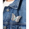 image:imageJessica Simpson Silver or GoldTone Brooch for WomenSilver Turquoise Butterfly