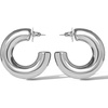 image:imageJessica Simpson SilverTone Hoop Earrings for Women Polished SilverToneSilver Chunky