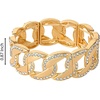 image:imageJessica Simpson Stretch Bracelet for Women  GoldToneGold Links