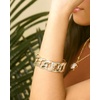 image:imageJessica Simpson Stretch Bracelet for Women  GoldToneGold Links