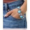 image:imageJessica Simpson Stretch Turquoise Bracelet for Women 75