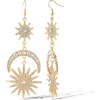 image:imageJessica Simpson Sun Moon and Star Drop Earrings for Women  GoldTone