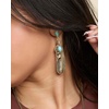 image:imageJessica Simpson Turquoise Earrings for Women Oxidized GoldTone or SilverTone Turquoise Dangle Earrings Western JewelryGold Feather Drop