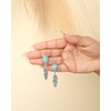 image:imageJessica Simpson Turquoise Earrings for Women Oxidized GoldTone or SilverTone Turquoise Dangle Earrings Western JewelrySilver Bead Feather Drop