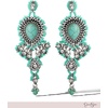 image:imageJessica Simpson Turquoise Earrings for Women Oxidized GoldTone or SilverTone Turquoise Dangle Earrings Western JewelryTurquoise Teardrop