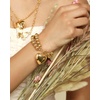 image:imageJessica Simpson Womens Charm Bracelet  75 GoldTone Charm Bracelet JewelryPuffy Heart