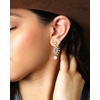 image:imageJessica Simpson Womens Evil Eye Dangle Earrings  GoldTone Evil Eye