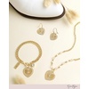 image:imageJessica Simpson Womens Heart Earrings  GoldTone