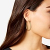 image:imageJessica Simpson Womens Hoop Earrings  SilverTone or GoldTone HoopGold Oval Hoops