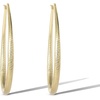 image:imageJessica Simpson Womens Hoop Earrings  SilverTone or GoldTone HoopGold Oval Hoops