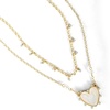 image:imageJessica Simpson Womens Layered Heart Necklace 18  2  GoldTone Double Strand Necklace with Heart Pendant