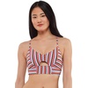 image:imageJessica Simpson Womens Mix amp Match Stripe Print Bikini Swimsuit Separates Top amp BottomBlue Mist