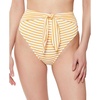 image:imageJessica Simpson Womens Mix amp Match Stripe Print Bikini Swimsuit Separates Top amp BottomSunny High Waist Bottom