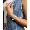 image:imageJessica Simpson Womens Turquoise Bracelet  Oxidized Silver or GoldToneSilver