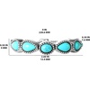 image:imageJessica Simpson Womens Turquoise Bracelet  Oxidized Silver or GoldToneSilver