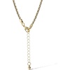 image:imageJessica Simpson Womens Turquoise Stone Ornate Necklace 16 2  GoldTone