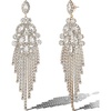 image:imageJessica Simpson Clear Crystal Dangle Earrings for Women GoldTone Mothers