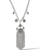 image:imageJessica Simpson Dreamcatcher Pendant Necklace for Women 16 SilverTone Trendy Boho Necklace with Pendant and Charms