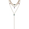image:imageJessica Simpson Gemstone Layered Necklace for Women 15203