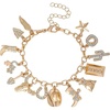 image:imageJessica Simpson Gold Tone Charm Bracelet for Women 73