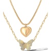 image:imageJessica Simpson Necklace Set 163 Heart Necklace and 183 Butterfly