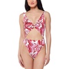 Fuschia Print Palm