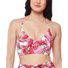 image:imageJessica Simpson Palmy Days XBack Triangle Bra TopFuschia Cropped Cami Top