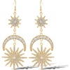image:imageJessica Simpson Sun Moon and Star Drop Earrings for Women  GoldTone