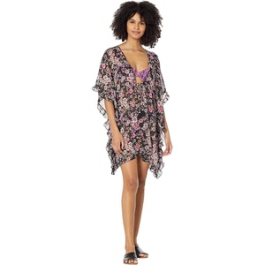 image:imageJessica Simpson Batik Long Border CoverUpBlack Multi