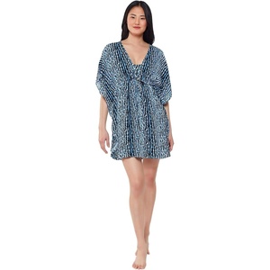 image:imageJessica Simpson Batik Long Border CoverUpLeopard Rayon