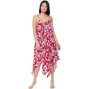 image:imageJessica Simpson Batik Long Border CoverUpPalm Lace Front