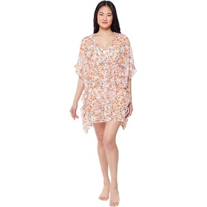 image:imageJessica Simpson Batik Long Border CoverUpSunset Coverup