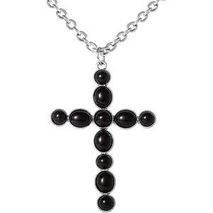 image:imageJessica Simpson Black Cross Necklace for Women 32