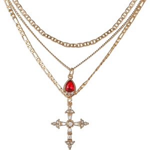image:imageJessica Simpson Layered Cross Necklaces for Women 16171813