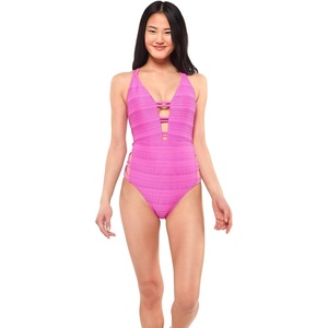image:imageJessica Simpson On The Spot Side Tie Maillot OnePieceFuchsia