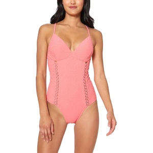 image:imageJessica Simpson On The Spot Side Tie Maillot OnePieceMelon X Back Melon