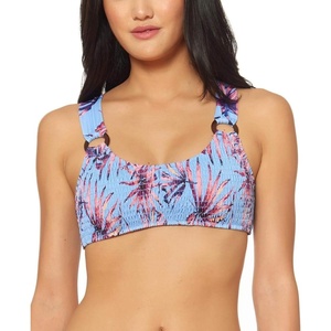 image:imageJessica Simpson Palmy Days XBack Triangle Bra TopBandeau Bikini Top