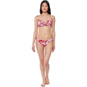 image:imageJessica Simpson Palmy Days XBack Triangle Bra TopFuschia Twisted D Cup Bra